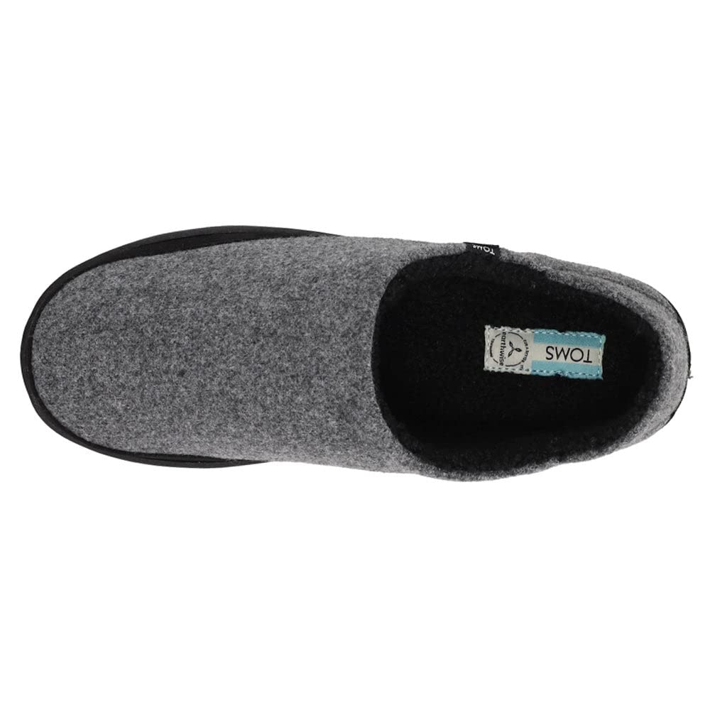 TOMS Women's Ezra Waffle Knit Clog Slippers - Comfortable House Shoes for Women, Cozy Indoor/Outdoor Slides - Perfect for Home, Garden, and Quick Errands