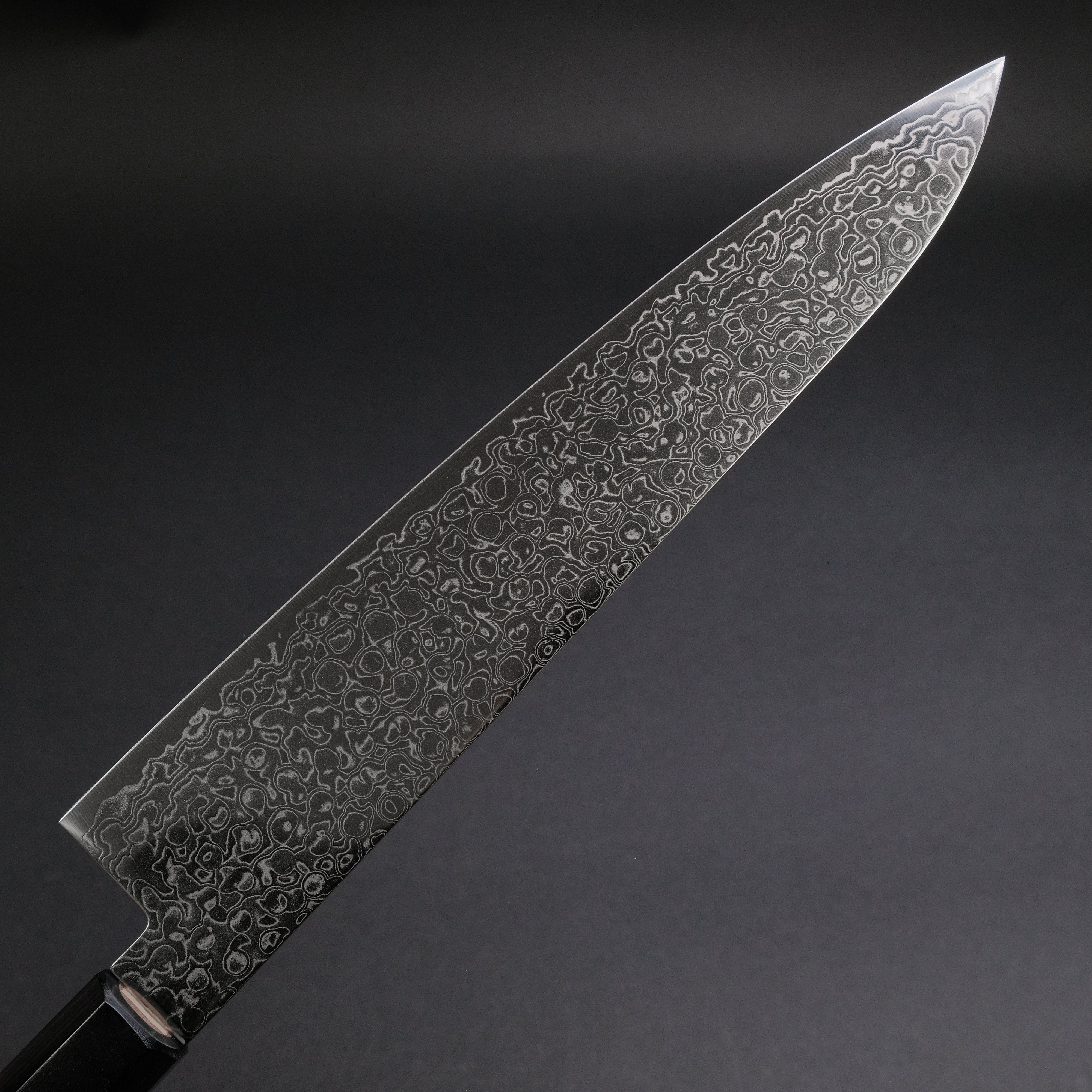 Hitohira HG Damascus Gyuto 240mm Japanese Chef Knife - Premium Walnut Handle - Perfect for Sushi, Meat Cutting & Professional Kitchen Use