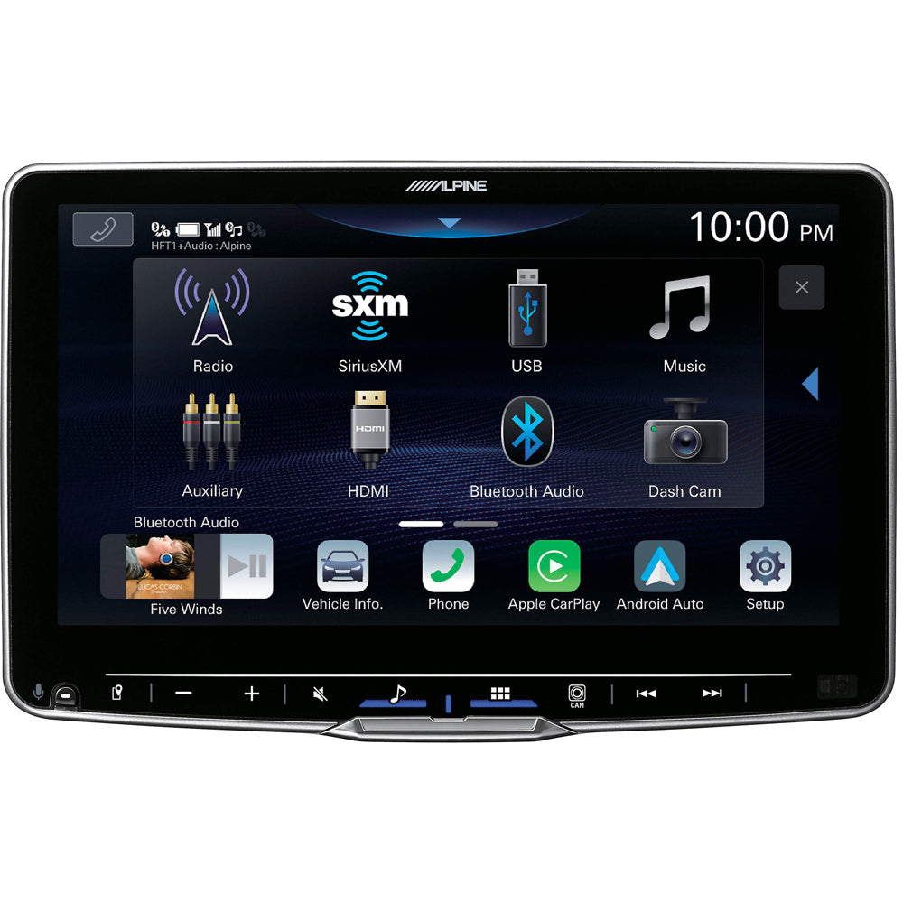 Alpine ILX-F509 Halo9 9-Inch HD Digital Multimedia Receiver with Hi-Res Audio Playback - Perfect for Car Audio Upgrades & In-Vehicle Entertainment Systems
