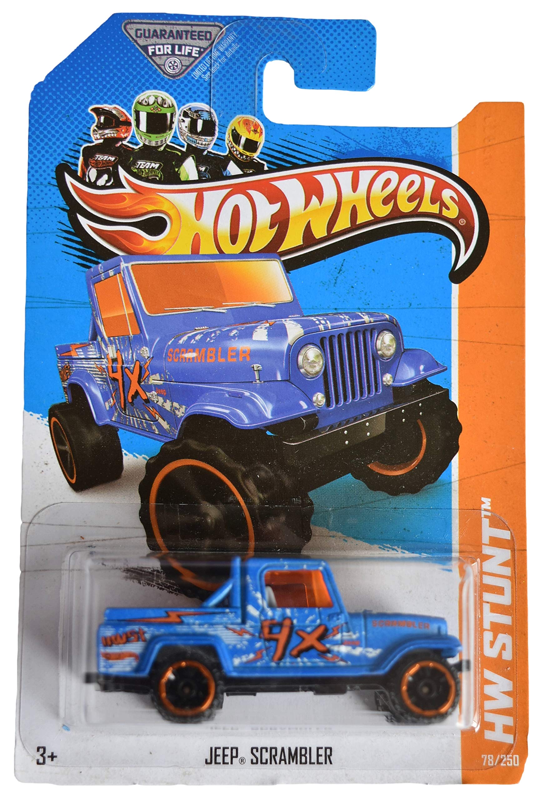 Mattel Hot Wheels Jeep Scrambler 1:64 Scale Die-Cast Car - 78/250 Limited Edition Blue Collectible Toy for Kids & Adults - Perfect for Play, Display & Car Racing Collections