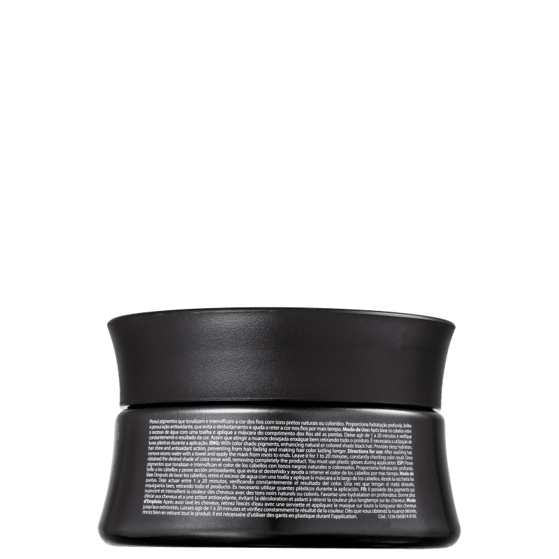 Black Illuminated Hair Color Highlighting Mask 300g - Deep Conditioning Treatment for Dark Hair | Perfect for Salon & At-Home Hair Coloring