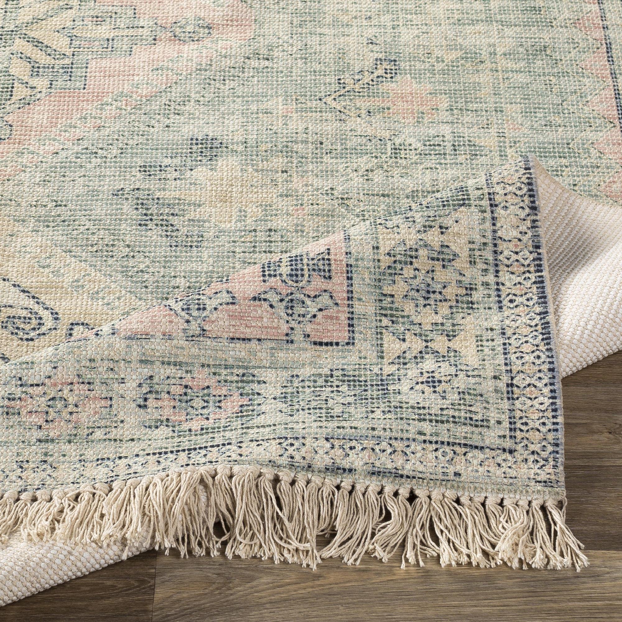 Mark&Day Sandown Traditional Sage Area Rug 2x4 Feet, Cream Grey Carpet for Living Room Bedroom Kitchen - Soft Non-Slip Floor Mat Perfect for Home Decor, Dorm, Office (2'3