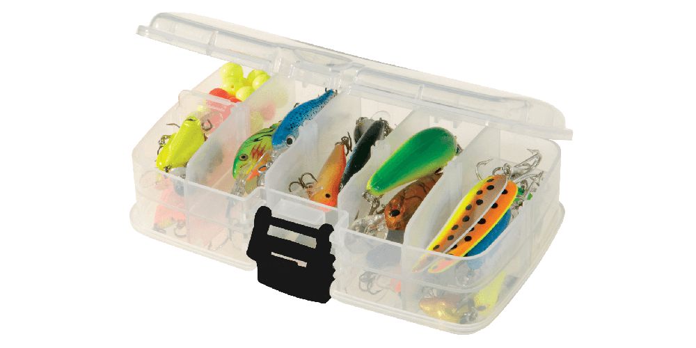 Plano Adjustable Double-Sided Stowaway Small 3400 Tackle Box - Perfect for Fishing Gear Storage & Organization | Compact Design for Boats, Kayaks, and Outdoor Adventures