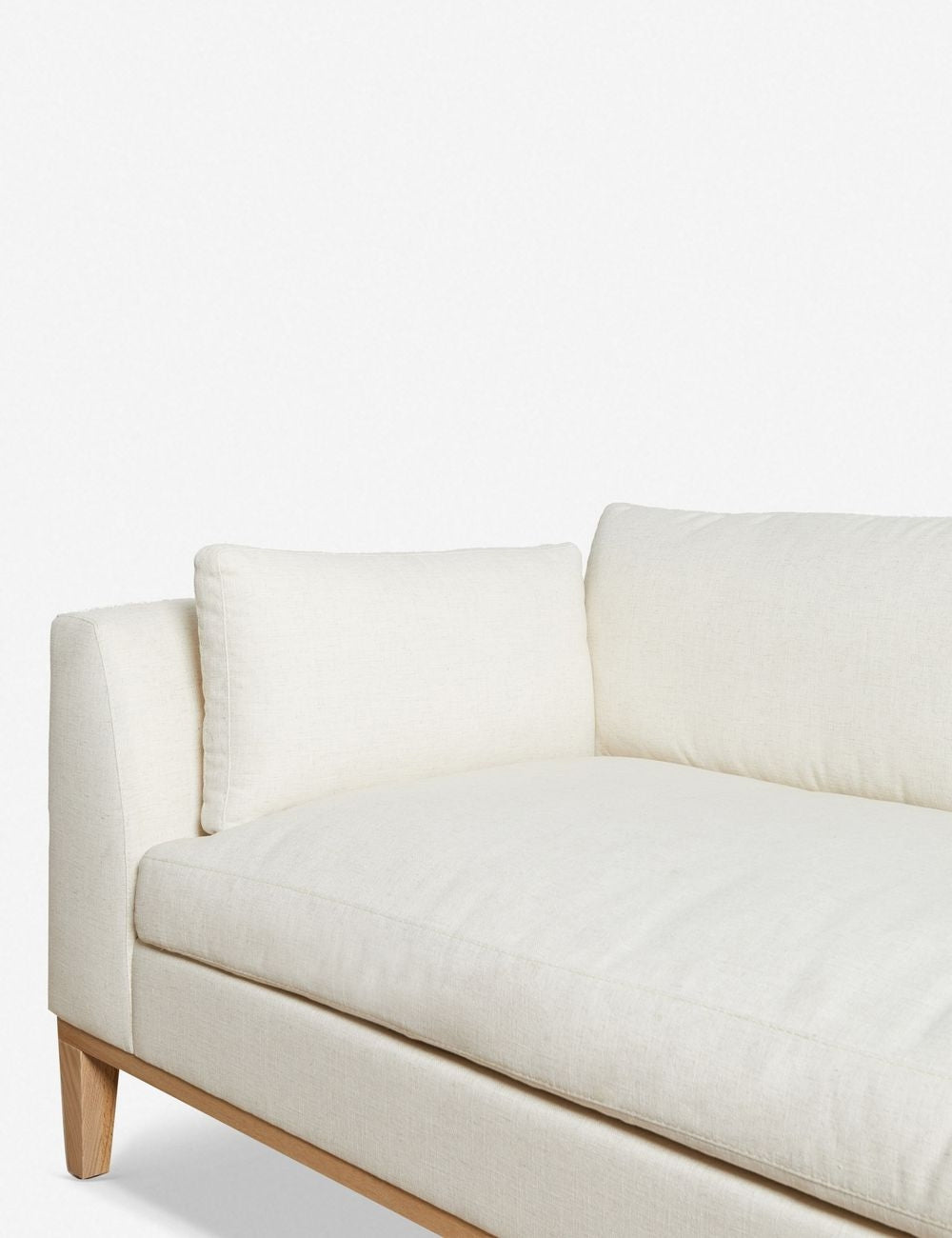 Charleston Sectional Sofa - Modern L-Shaped Couch with Reversible Chaise, Soft Fabric Upholstery for Living Room, Family Room & Home Theater