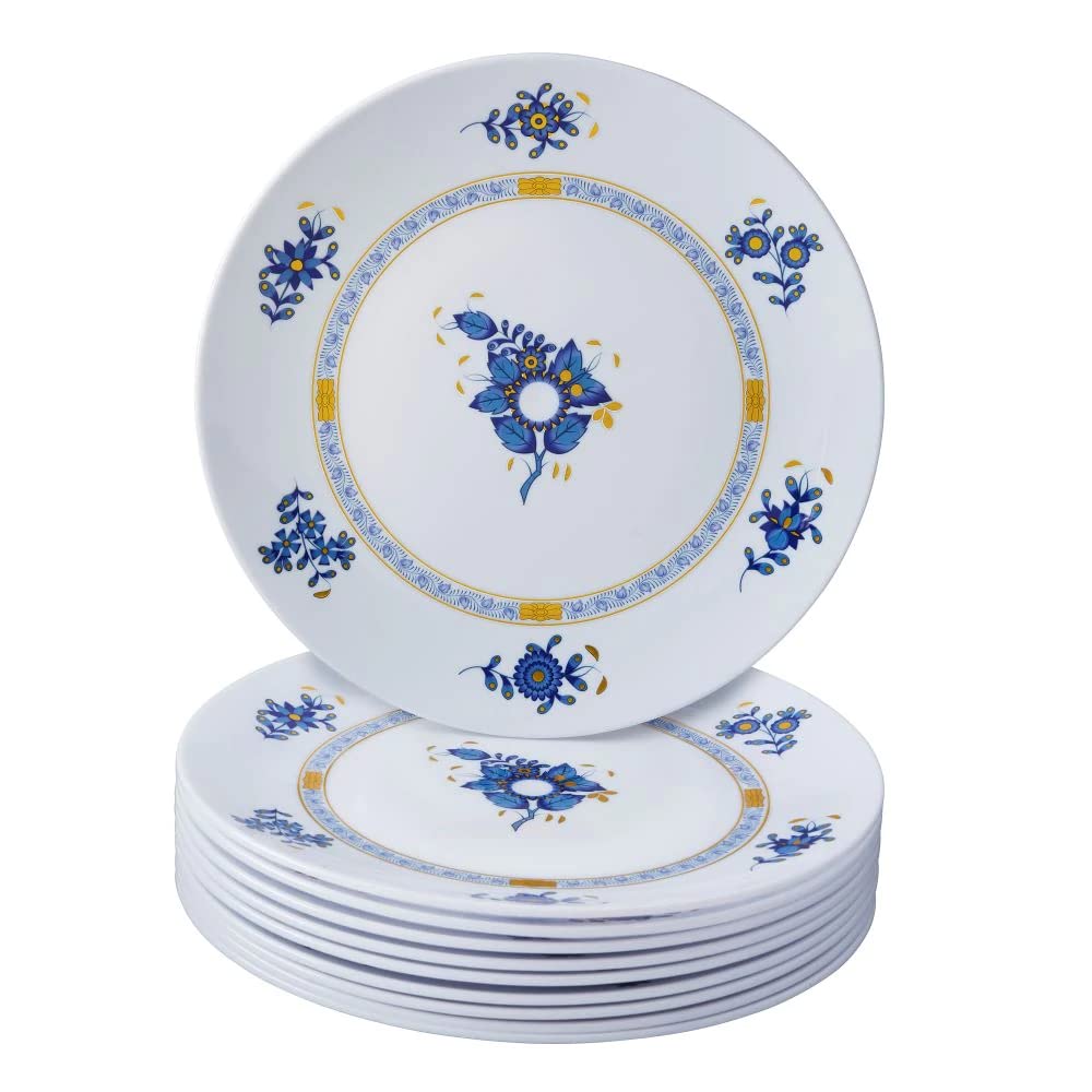 Silver Spoons Flutter Salad Plates - Elegant Pink Dinnerware Set for Parties, Weddings & Home Decor | Durable & Stylish Serving Dishes for Entertaining