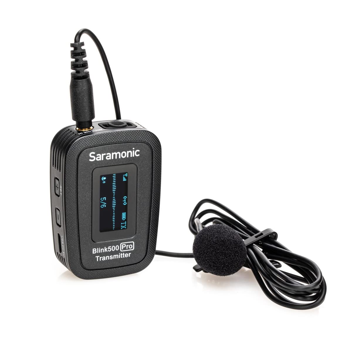 Saramonic BLINK500PROB4 2.4GHz Wireless Lavalier Microphone System for iPhone iPad - Dual Clip-On Mics with Lightning Receiver for YouTube, Vlogging, Interviews & Live Streaming