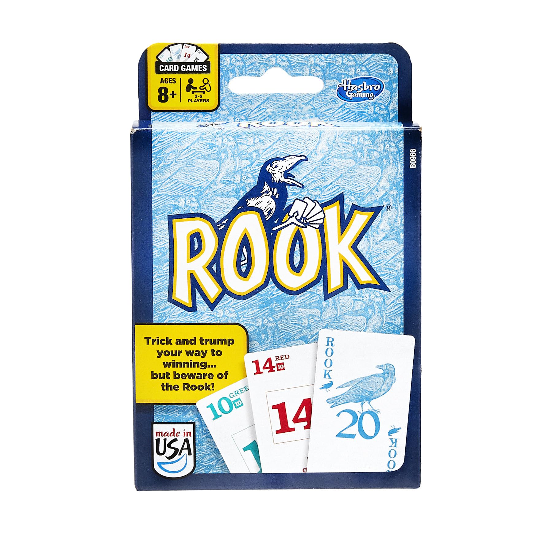 Rook Card Game - Fun Family Board Game for Kids, Teens & Adults Ages 8+ | 2-6 Players | Bidding & Trick-Taking Strategy Game | Perfect for Game Nights, Parties & Family Gatherings