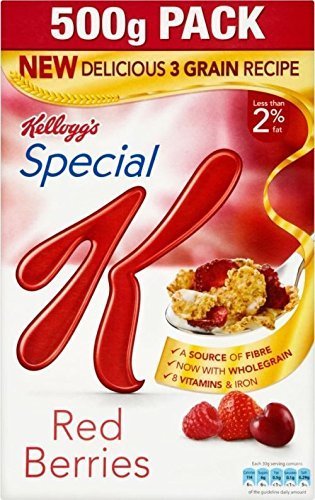 Kellogg's Special K Red Berries Cereal 500g - Healthy Breakfast & Snack