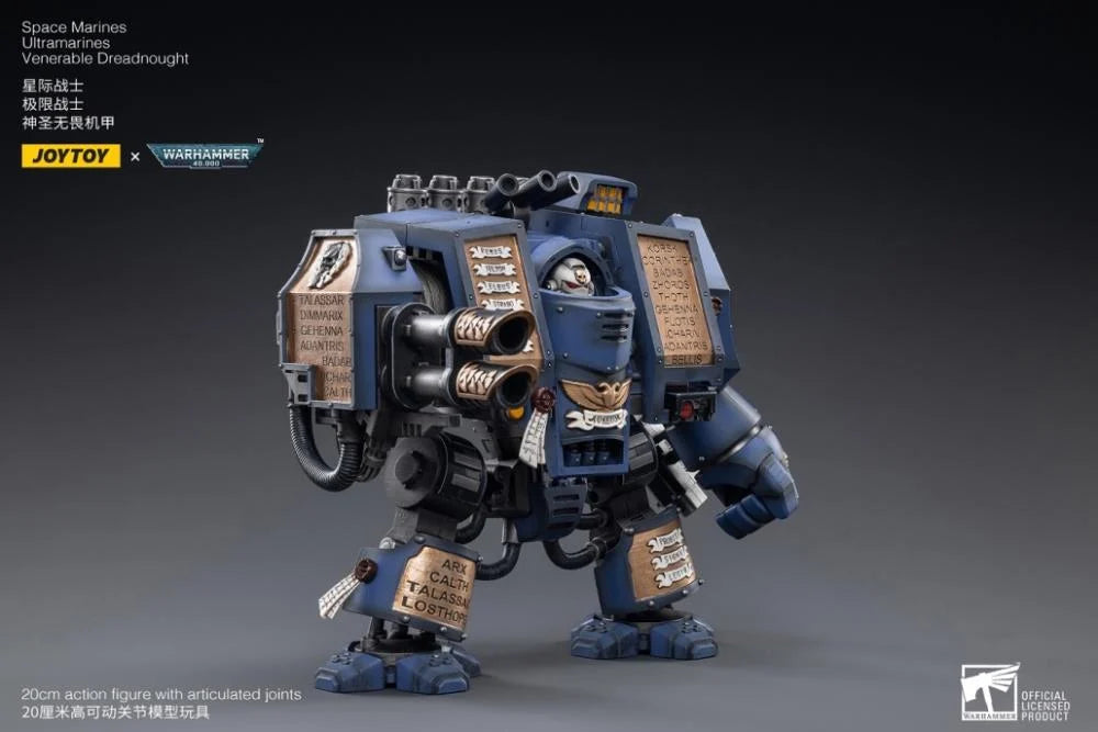 Warhammer 40K Ultramarines Venerable Dreadnought 1/18 Scale Collectible Figure - Perfect for Tabletop Gaming, Warhammer 40K Displays & Sci-Fi Collections