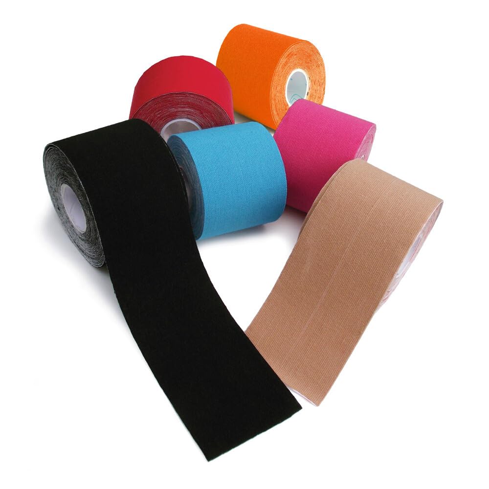Ultimate Performance Kinesiology Tape 5m Roll - Premium Elastic Sports Tape for Pain Relief & Muscle Support - Ideal for Athletes, Physical Therapy & Injury Recovery