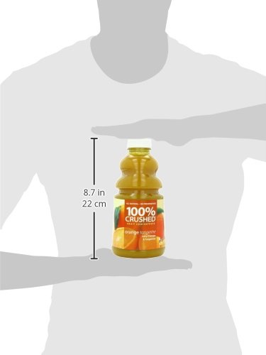 Dr. Smoothie 100% Natural Orange Tangerine Crushed Fruit Concentrate - 46oz Bottle (Pack of 2) | No Added Sugar | Perfect for Smoothies, Cocktails & Healthy Breakfast Drinks