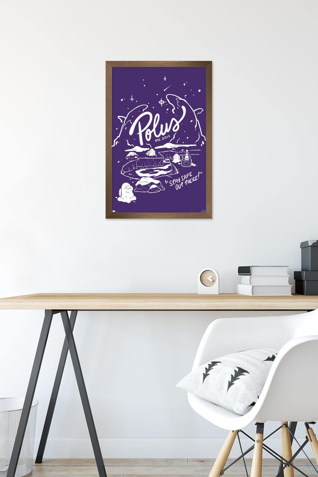 Trends International Among Us - Stay Safe Out There Wall Poster, 14.725