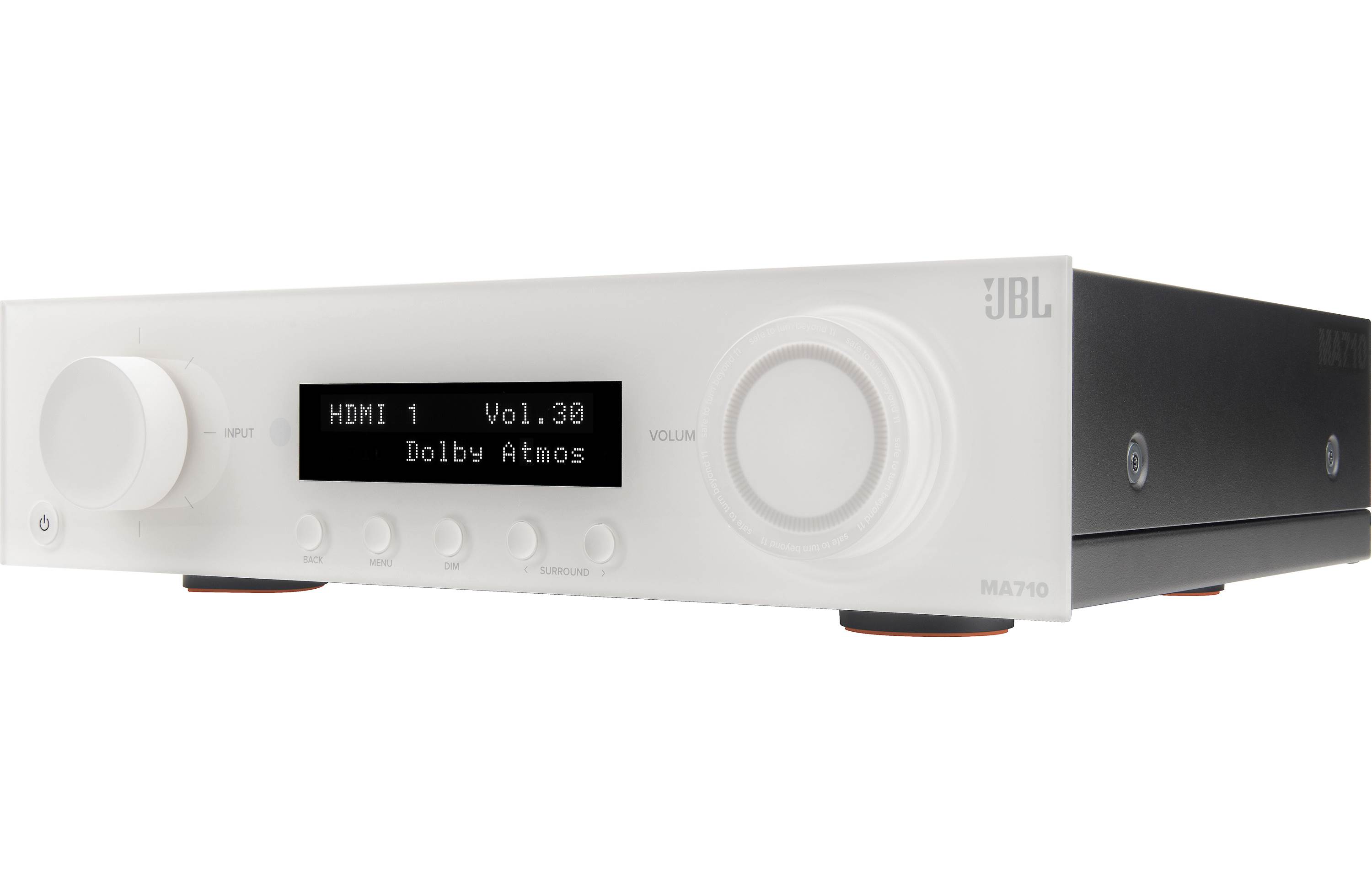 JBL MA710 7.2 Channel 8K A/V Receiver with Bluetooth, WiFi, Apple AirPlay 2, Google Cast & Dolby Atmos - Home Theater System for Movies, Music & Gaming