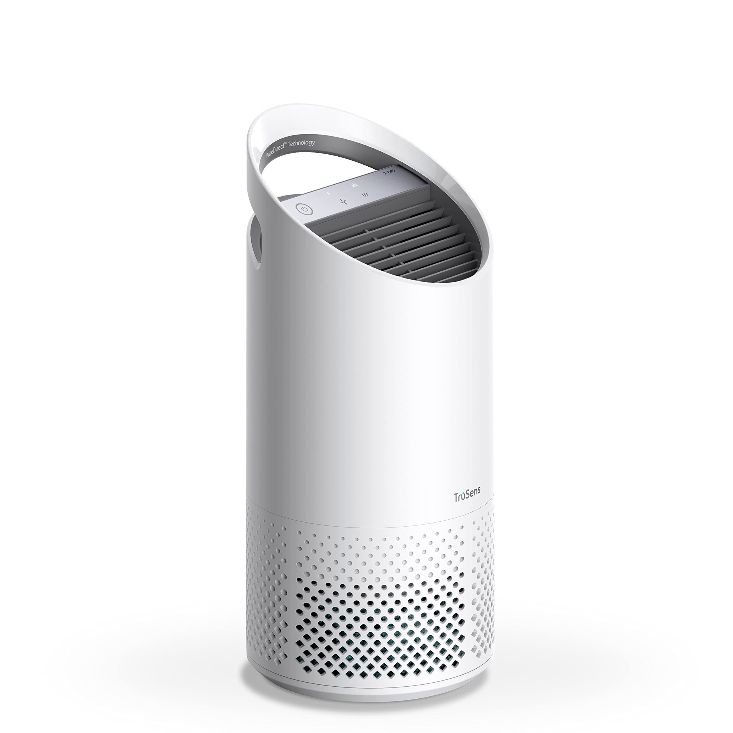 TruSens HEPA Air Purifier with UV-C Light - Portable, Small Room Air Cleaner with Touch Control, Whisper Mode & Speed Settings - Covers 250 Sq Ft - Perfect for Bedrooms, Offices & Home Use - White