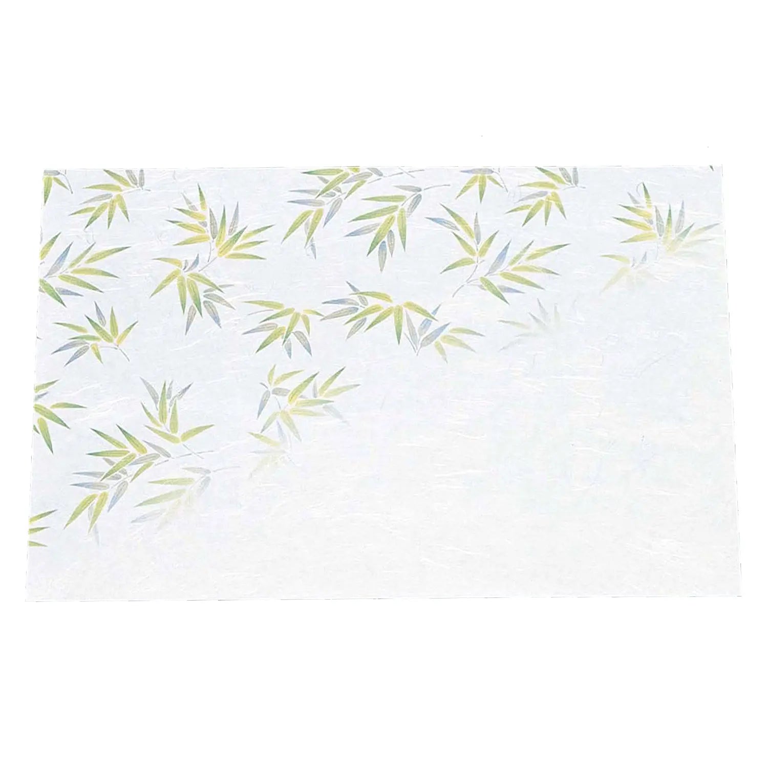 Artec Washi Paper Flower Placemats - Set of 100 Bamboo Leaf Design for Table Decor, Japanese Style Dinner Party, Wedding Centerpiece & Home Decoration