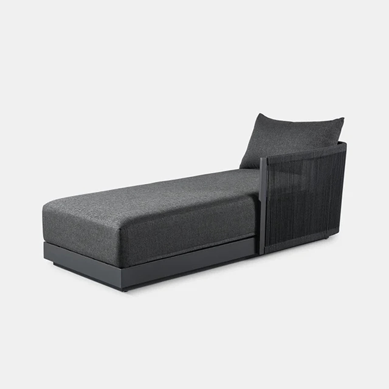 Antigua Outdoor Right Chaise Lounge Chair - Waterproof Wicker Patio Furniture with Cushions for Poolside, Garden, and Backyard Relaxation