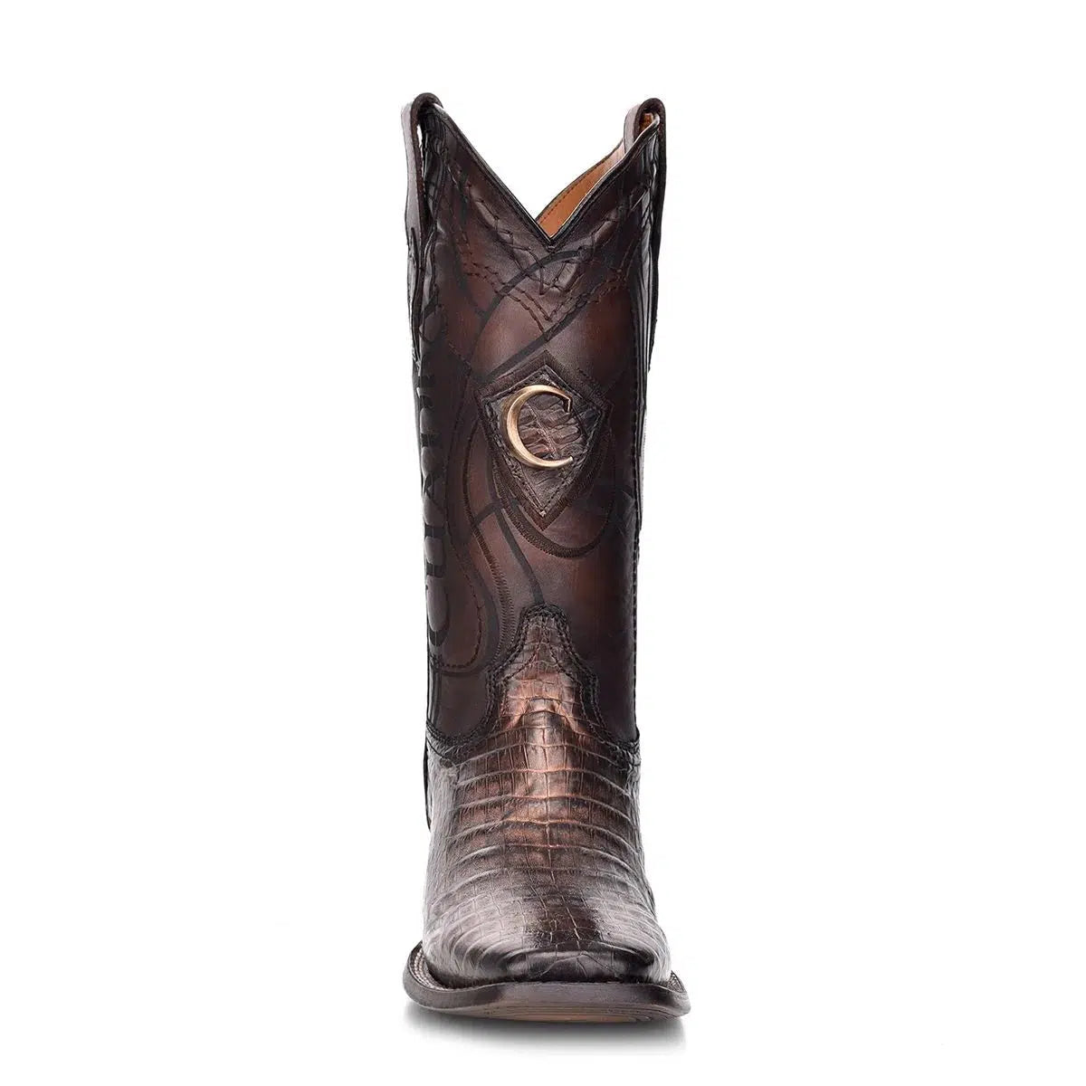 Men's Cuadra Brown Western Cowboy Rodeo Caiman Leather Boots - Durable & Stylish for Rodeo, Country Dancing & Outdoor Adventures