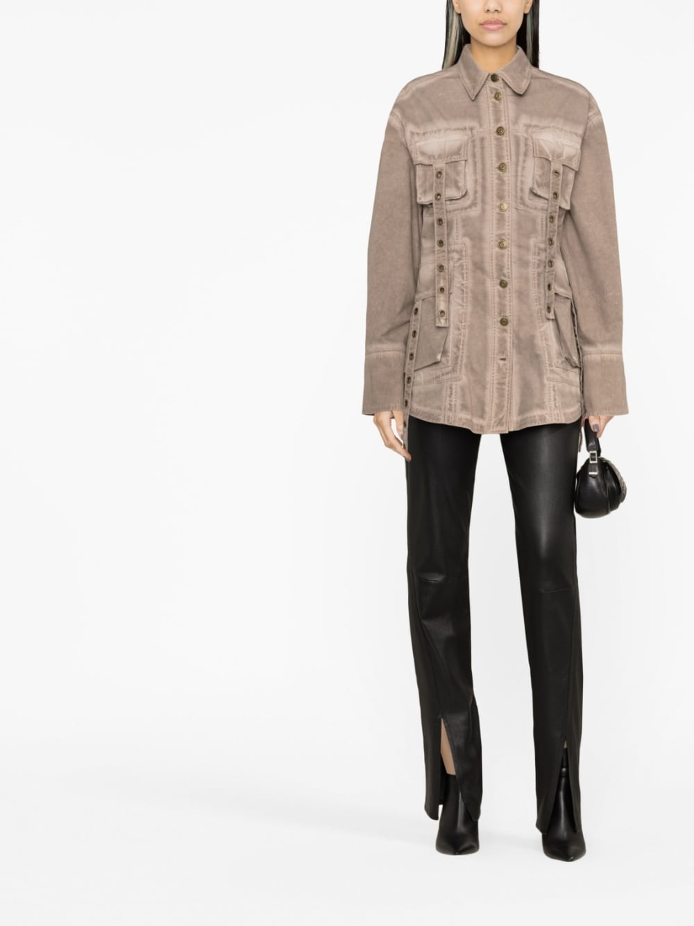 Blumarine Women's Brown Winter Coat - Warm & Stylish Outerwear for Cold Weather | Perfect for Daily Wear, Office & Outdoor Activities