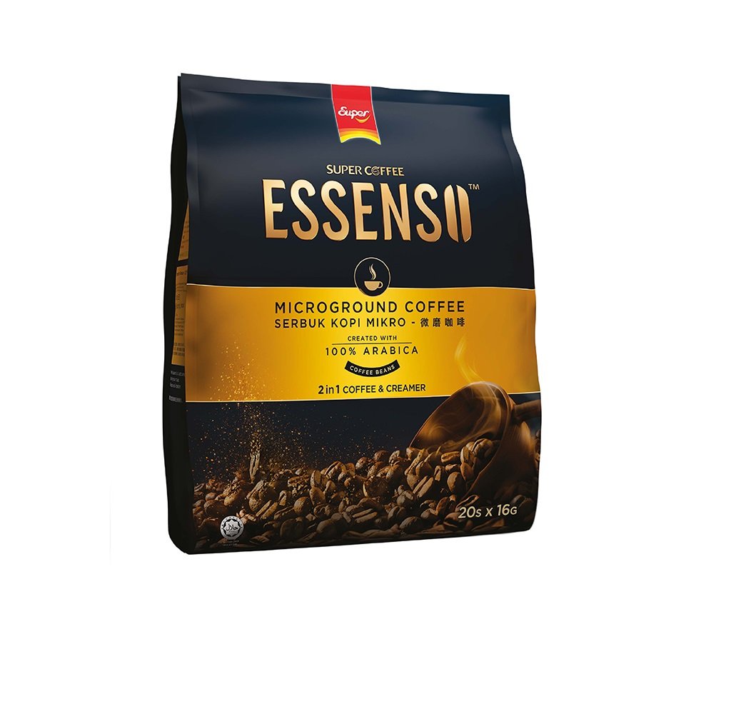 Essenso Microground Super Coffee 2in1 & 3in1 Instant Coffee - 80 Sticks Pack | Premium Microground Coffee for Office, Travel & Quick Breakfast