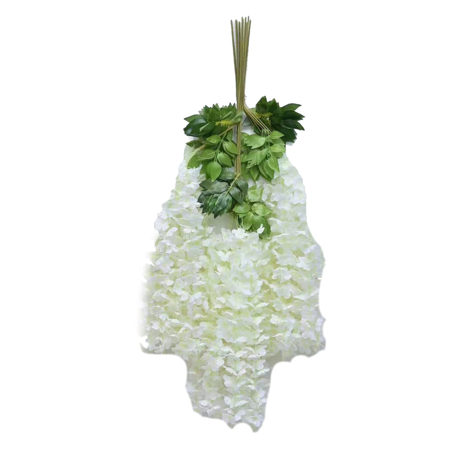 6Pcs Artificial Flowers - Bright Color Fake Vines, Easy Maintenance Plastic Plants with Delicate Cut for Table Decor, DIY Home & Wedding Decoration, Office Desk Centerpiece
