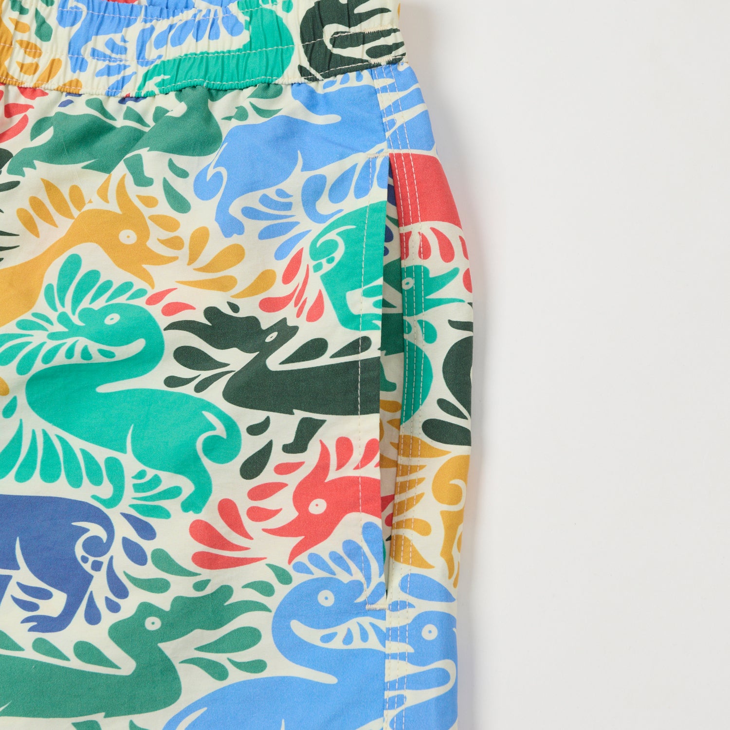 Drake's Ducks Print Swim Trunks with Drawstring - Quick Dry Beach Shorts for Men | Comfortable Summer Swimwear for Pool, Vacation & Water Sports