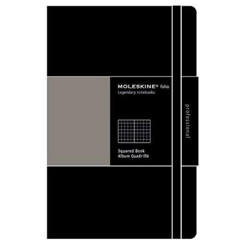 Premium Moleskine Folio Professional A4 Notebook - Hard Cover Squared Grid Pages for Business, Sketching & Note Taking - Perfect for Office, School & Creative Work