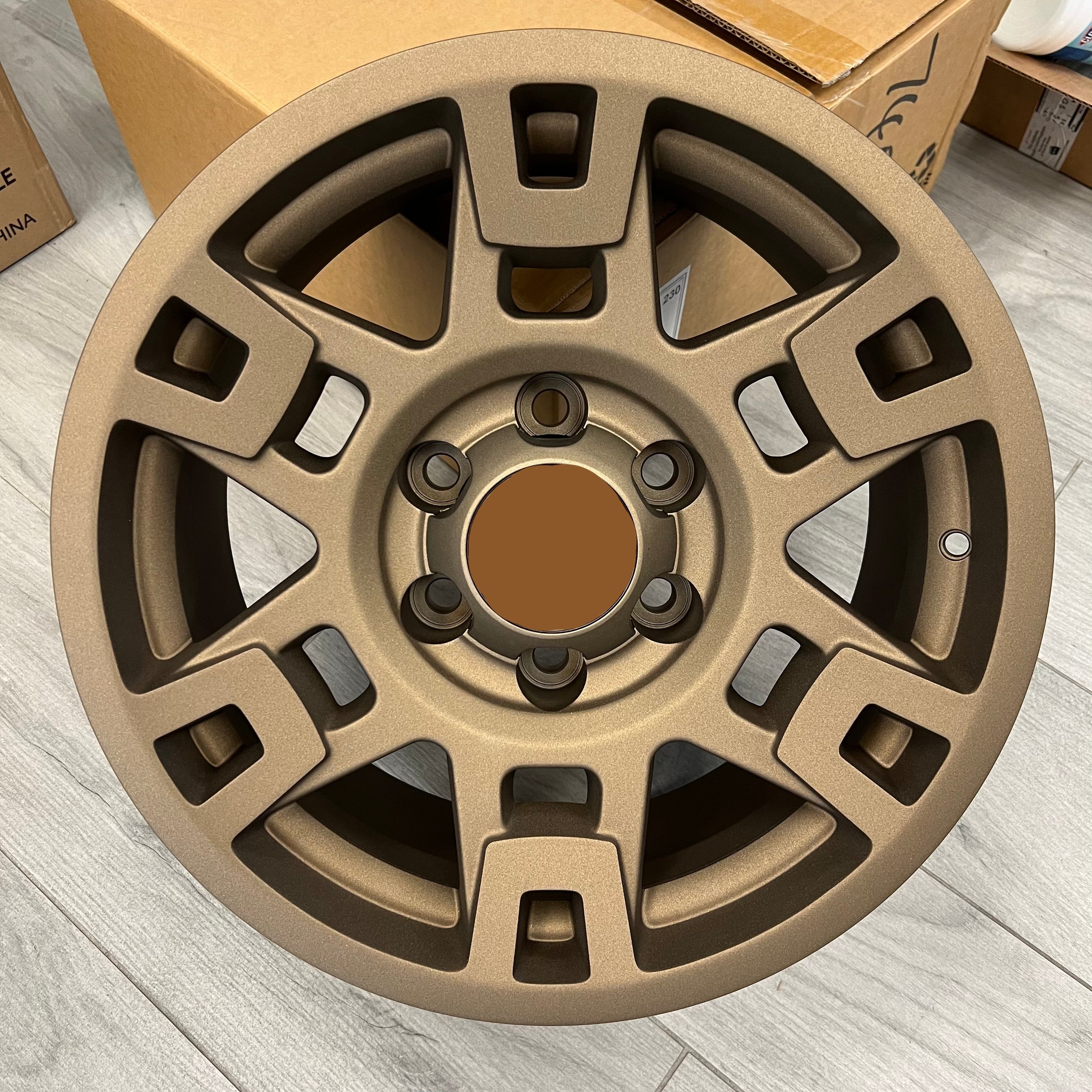 17 Inch Bronze Pro Style Wheels for Toyota Tacoma 4Runner FJ Cruiser Land Cruiser - Off-Road & Street Performance Alloy Rims