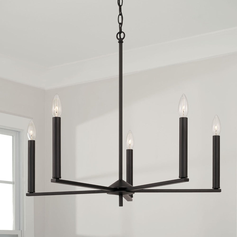 Finley Chandelier - Elegant Crystal Ceiling Light Fixture for Dining Room, Living Room & Bedroom | Modern Luxury Lighting for Home Decor | Dimmable LED Chandelier with Adjustable Height