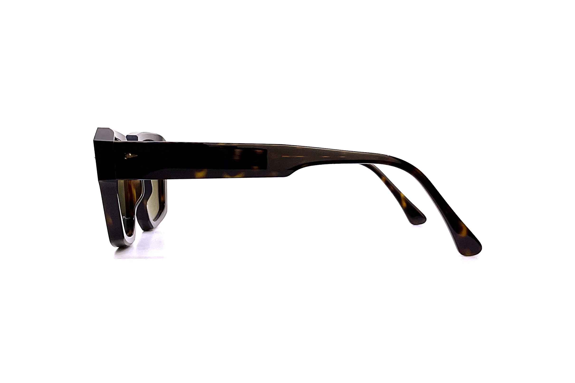 Ahlem Suffren Sunglasses - Dark Turtle Frame with UV Protection - Stylish & Durable for Outdoor Activities, Travel, and Fashion