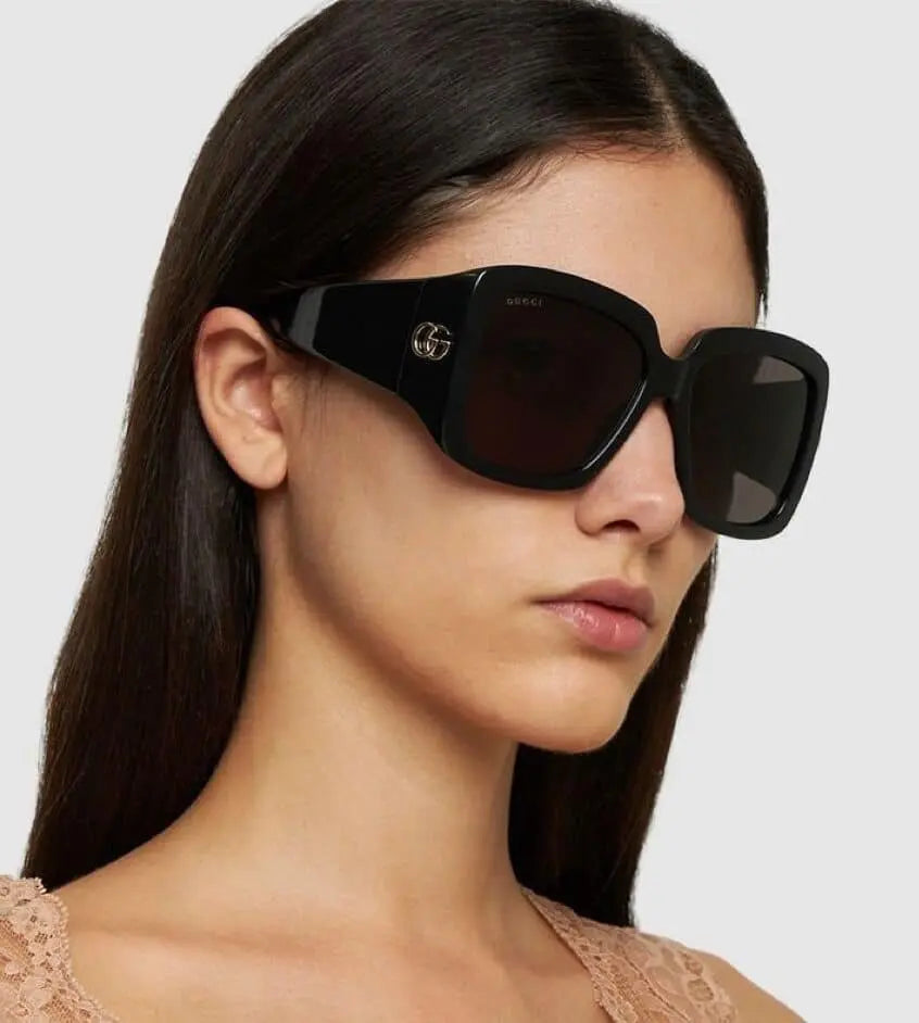 Gucci GG1402S Black Sunglasses for Women - Luxury Designer Shades with UV Protection, Perfect for Outdoor, Beach & Driving
