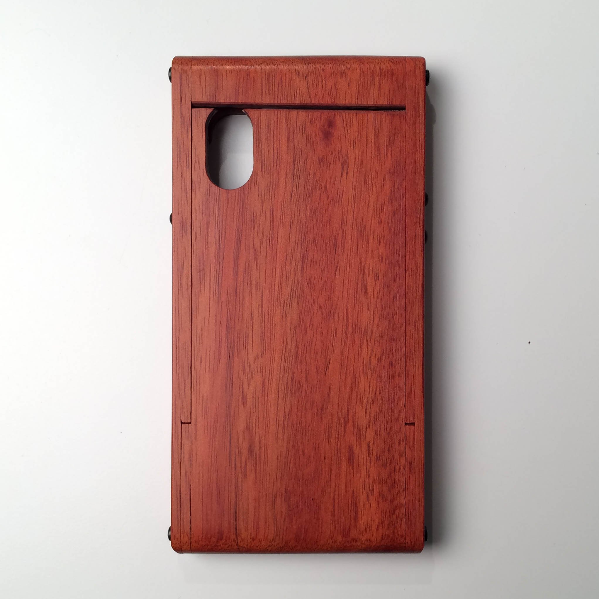 Premium Handcrafted Bloodwood iPhone X Case - Luxury Wooden Phone Cover for iPhone X, Durable & Stylish Protection for Everyday Use, Business Meetings, and Special Occasions