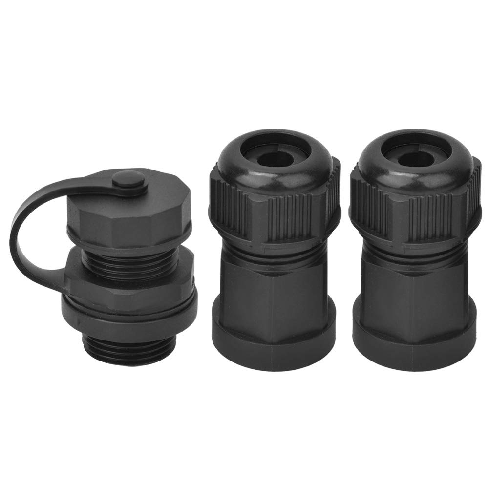 Waterproof RJ45 Connector IP67 Female CAT5/CAT6 Ethernet Socket for Medical Electronics & Outdoor Networking (Core + 2 Shell) - Ideal for Harsh Environments & Industrial Applications