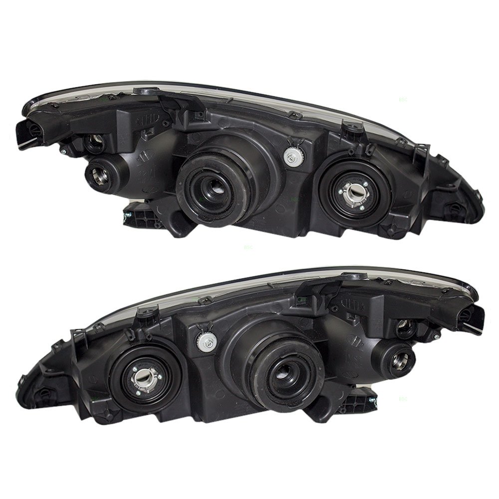 Brock Replacement Halogen Headlights for Lexus ES350 - Driver & Passenger Side Compatible with 8113033670 8117033670 - Perfect for Night Driving & Enhanced Visibility