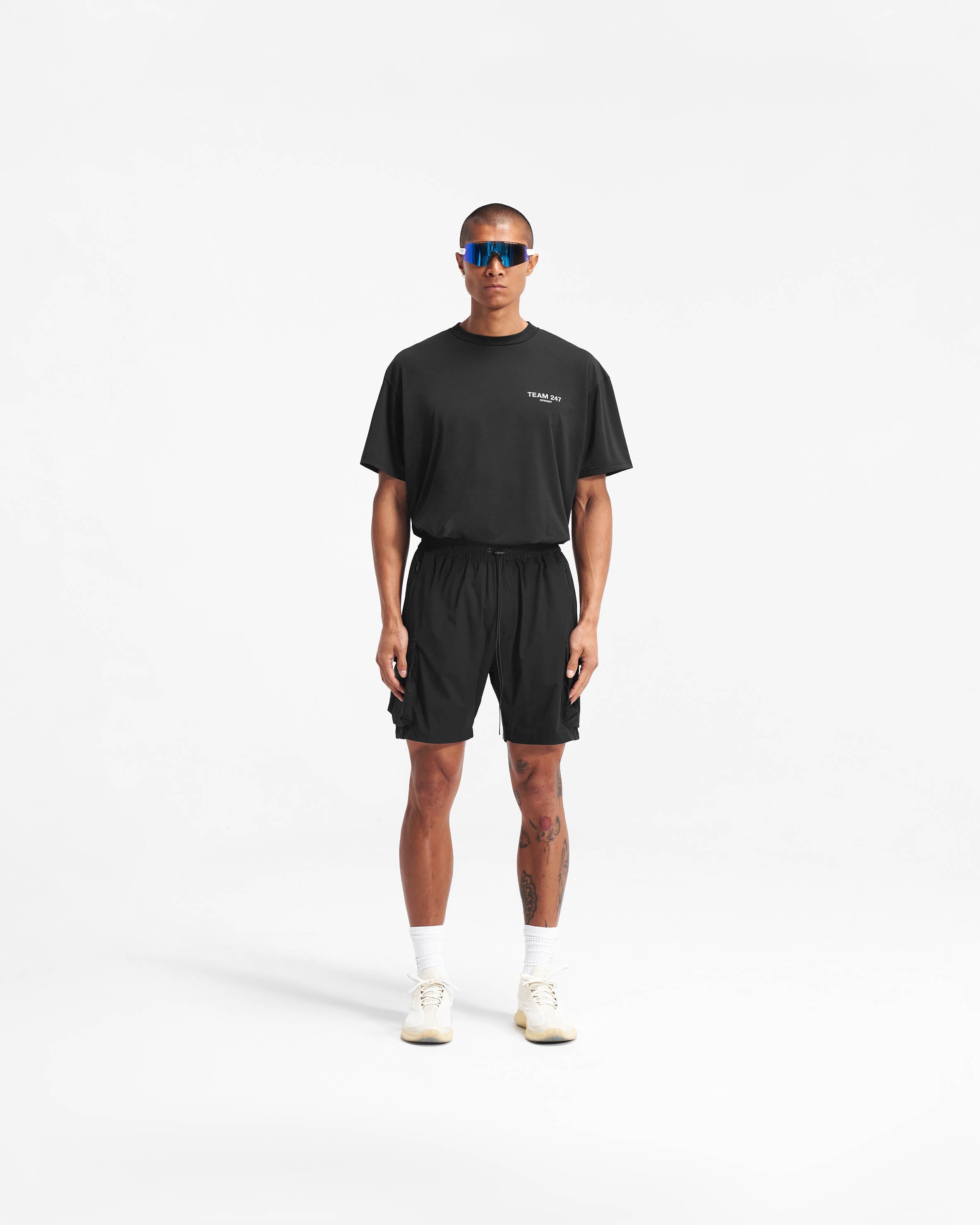 247 Shorts for Men - Comfortable & Stylish Black Athletic Shorts | Perfect for Running, Gym, and Casual Wear