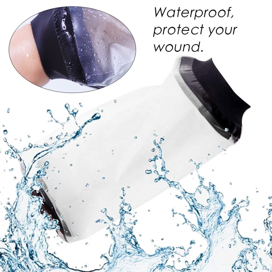 Waterproof Leg Cast Cover for Shower - Adult Full Leg Cast Protector with Soft Comfortable Watertight Seal | Keeps Wounds Dry | Ideal for Broken Foot, Leg, Ankle, Knee & Toe Injuries | Perfect for Bathing, Swimming & Daily Hygiene Care