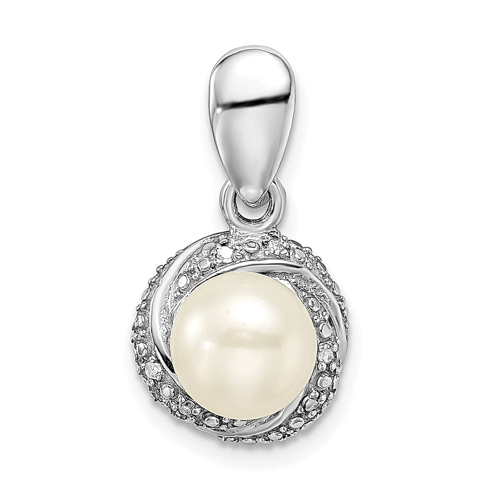 925 Silver Pearl Pendant Necklace for Women - Elegant Jewelry Gift for Her | Wedding, Party & Daily Wear