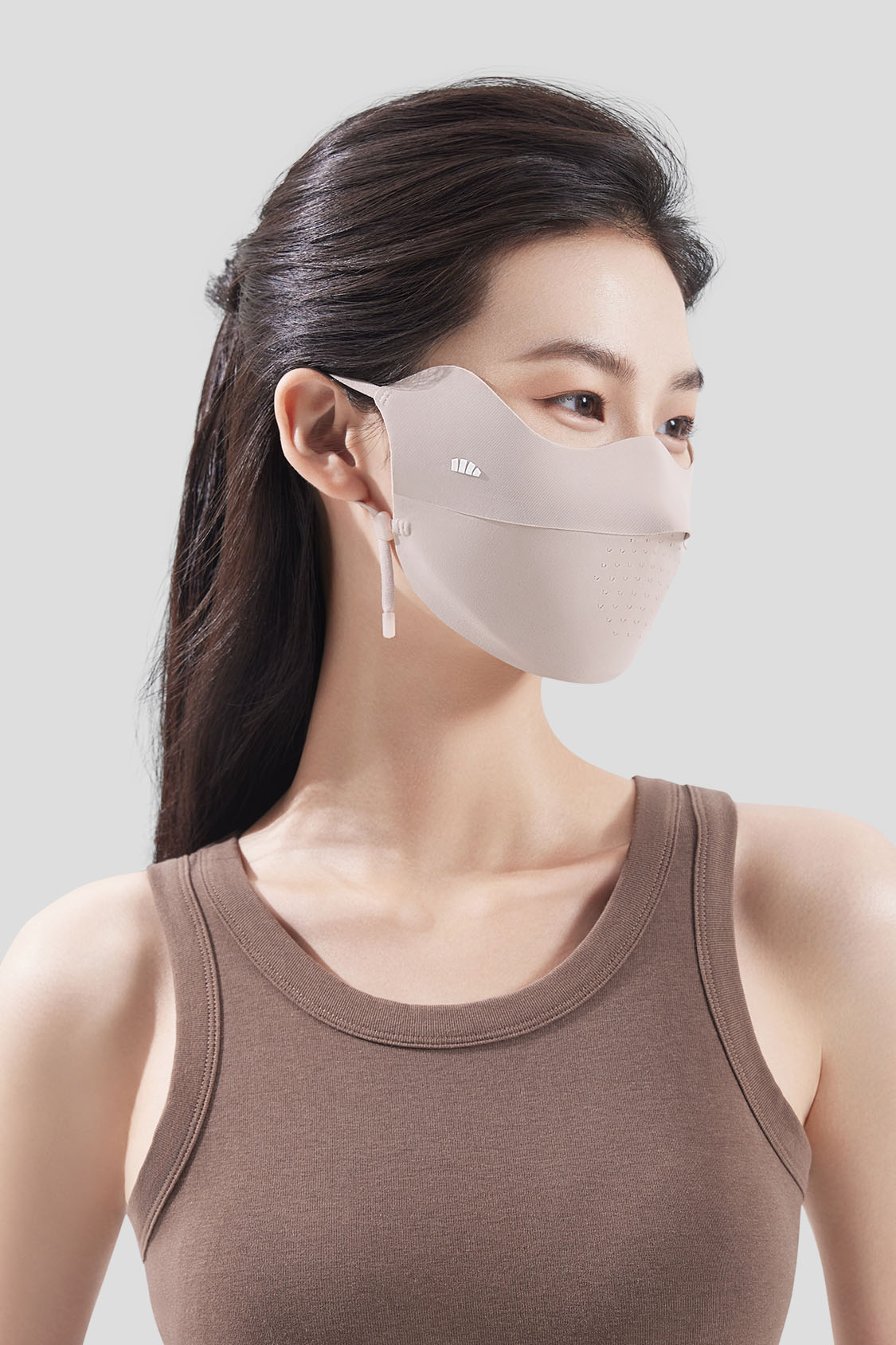 Cicda UPF50+ Women's Sun Protection Face Mask - UV Protective & Breathable for Outdoor Activities, Running, Hiking & Cycling
