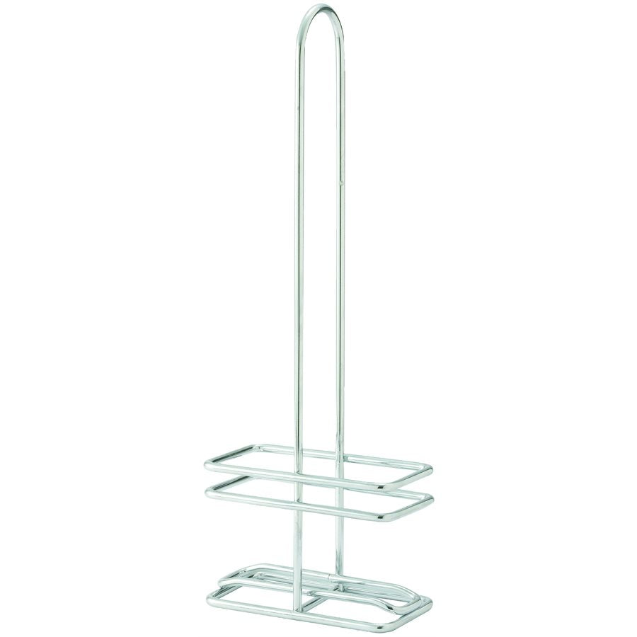 Winco 8 Oz Oil and Vinegar Bottle Cruet Rack - Chrome Plated for Kitchen Countertop Organization | Perfect for Restaurants, Home Kitchens & Dining Tables