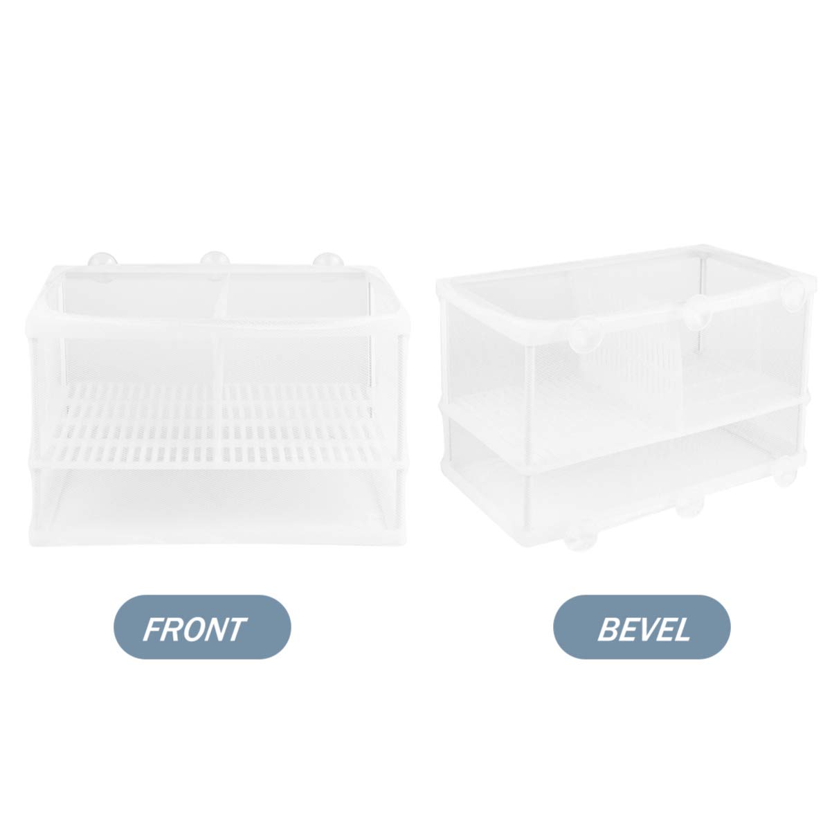 POPETPOP Home Aquarium Tank Case - 1PC Household Fish Tank Water Changer, Fry Net & Water Absorber for Small Fish Breeding, Terrarium Partition | Perfect for Aquarium Maintenance & Fry Separation