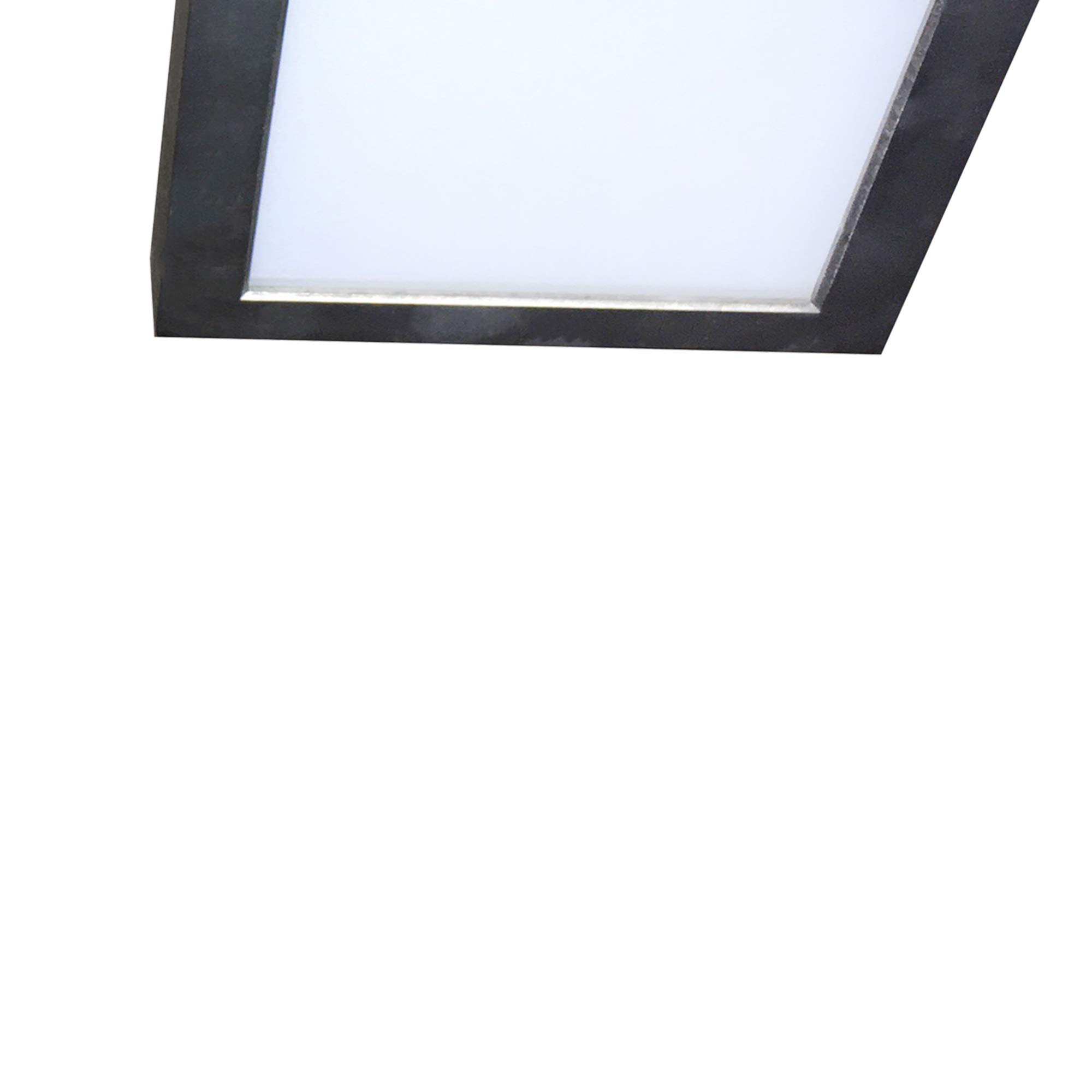 AA Warehousing NBDL1004-7LED-BN Brushed Nickel Flush Mount Ceiling Light - 1 Integrated LED Fixture for Bedroom, Kitchen, Hallway & Office Lighting