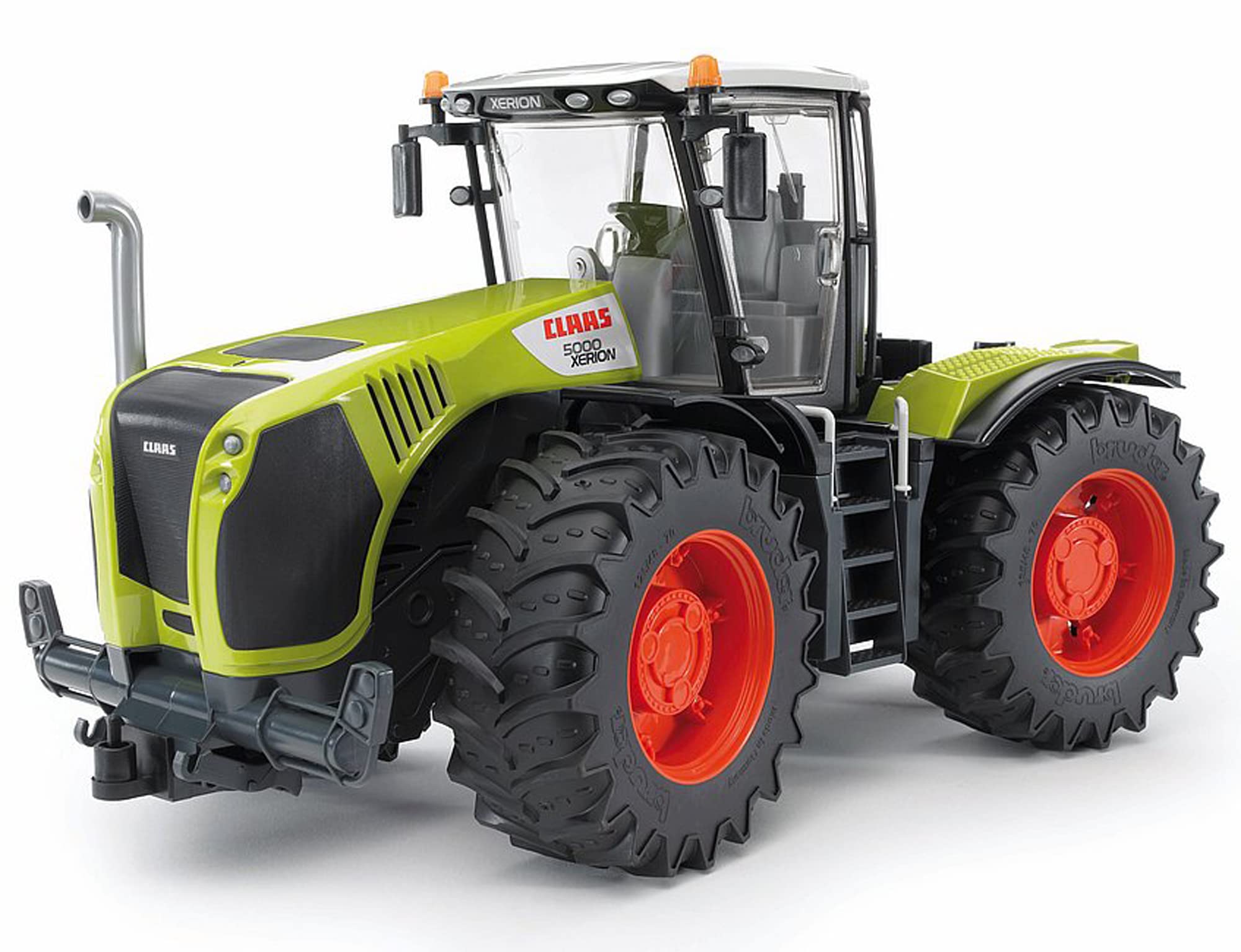 Bruder Toys Claas Xerion 5000 Tractor - 1:16 Scale Die-Cast Farm Vehicle for Kids & Collectors - Realistic Agricultural Toy for Play & Display