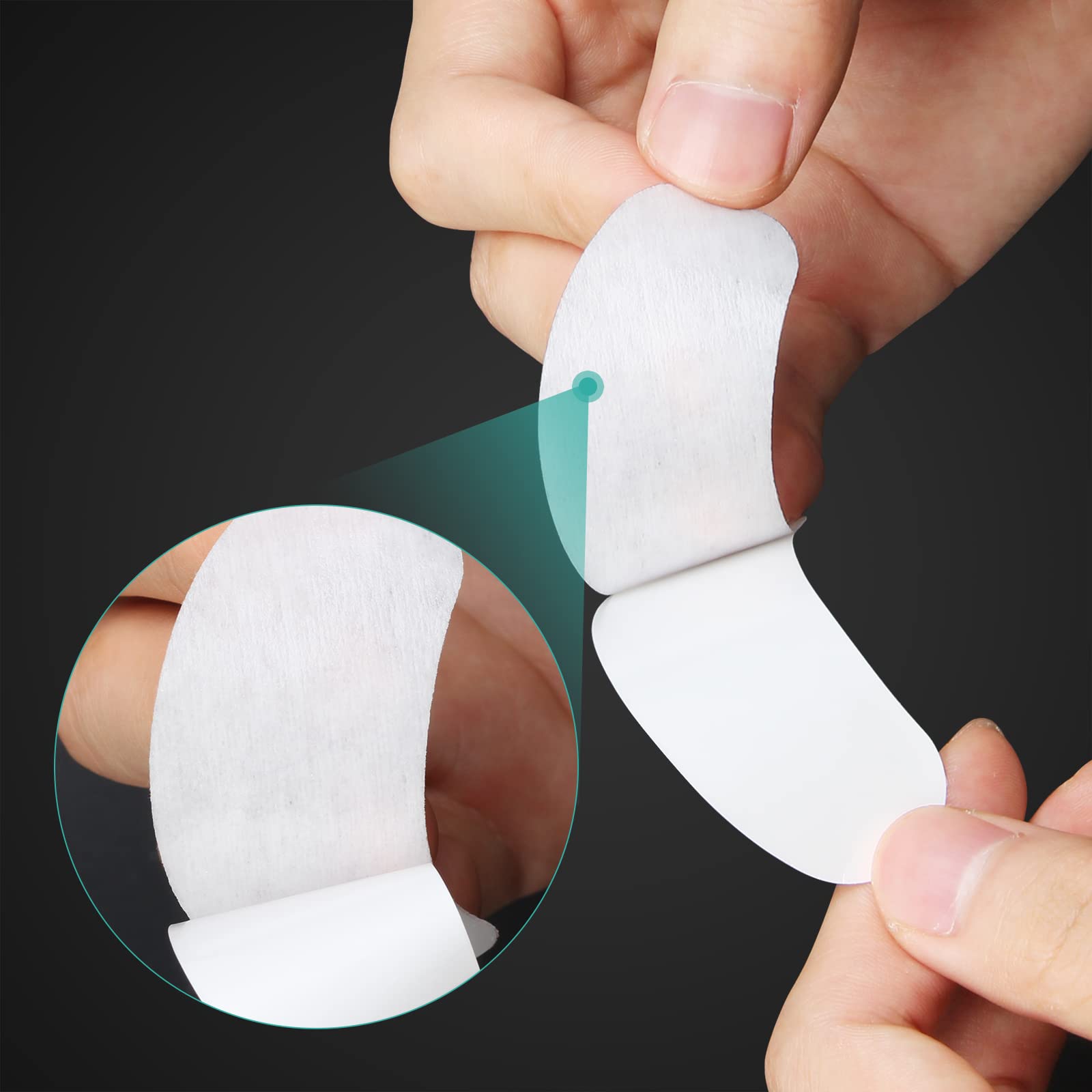AHIER 100 Pairs Hydrogel Eyepads for Eyelash Extensions - Lint Free, Reusable Eye Patch for DIY False Eyelash Application & Professional Lash Extension Makeup - Perfect for Salon Use & At-Home Beauty Care
