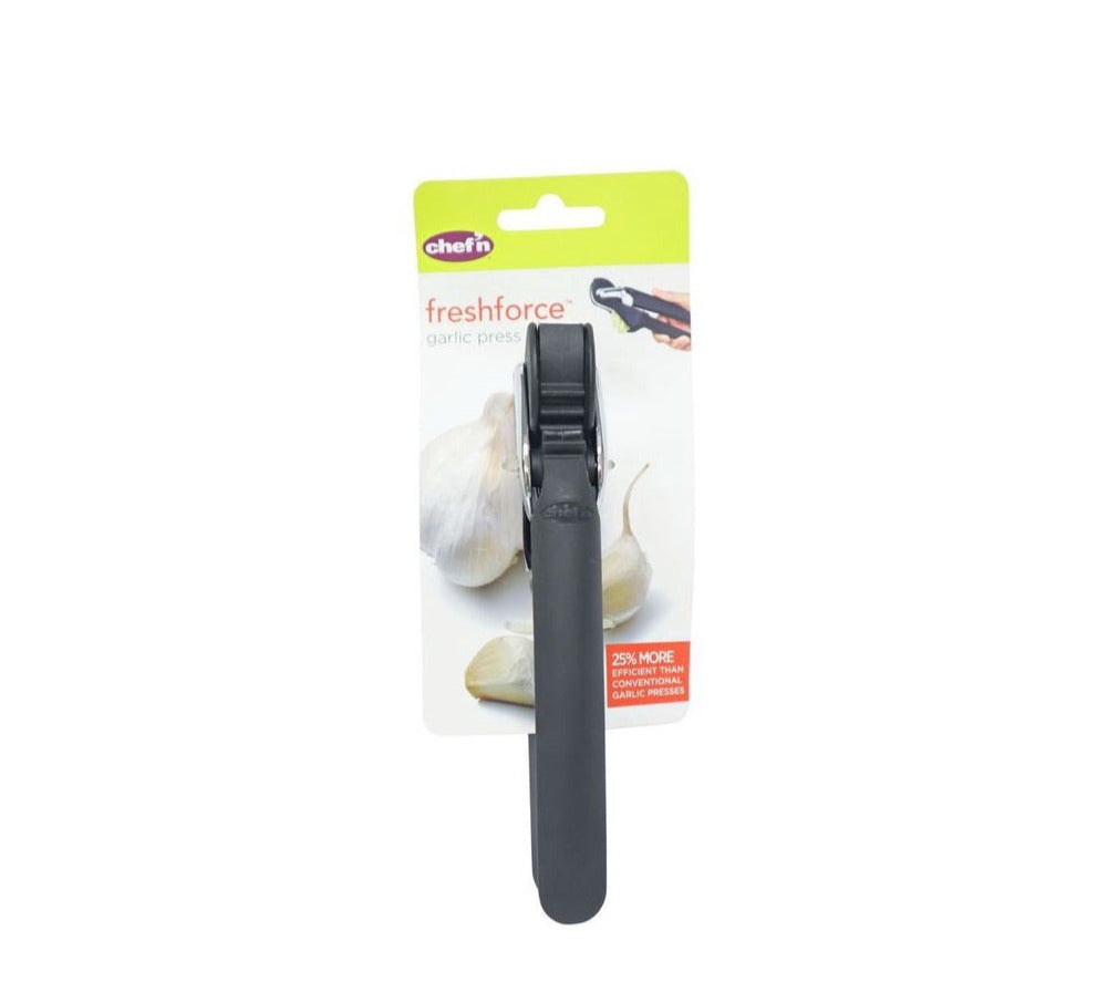 Premium Stainless Steel Garlic Press - Easy Squeeze & Clean, Rustproof Kitchen Gadget for Fresh Garlic - Perfect for Cooking, Baking & Meal Prep