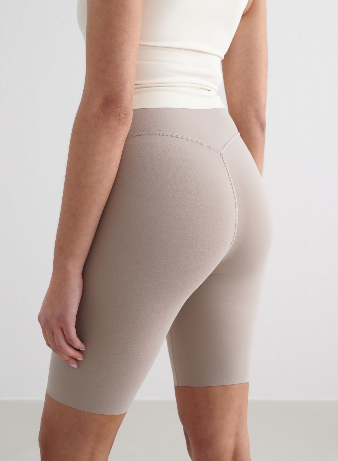 Dark Clay High Waist Biker Shorts for Women - Comfortable Workout & Yoga Leggings - Perfect for Cycling, Running, and Gym