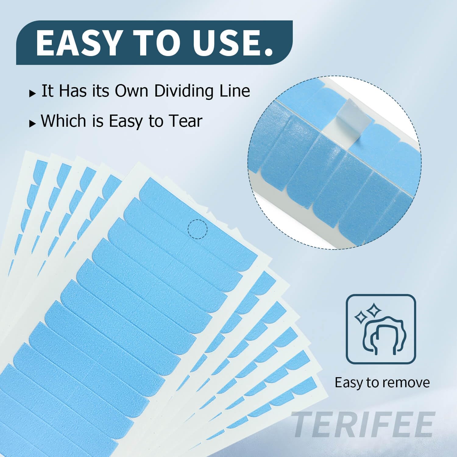 120-Piece Double Sided Hair Extension Tape - 0.31