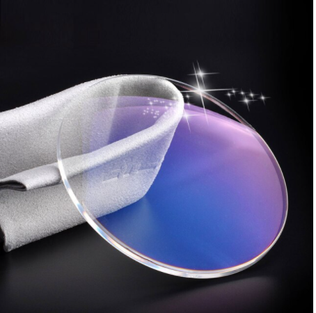 BCLEAR 1.56 Single Vision Ultra Light Aspheric Anti-Blue Light Glasses Lenses for Myopia - Clear Color for Computer Use & Digital Eye Strain Protection