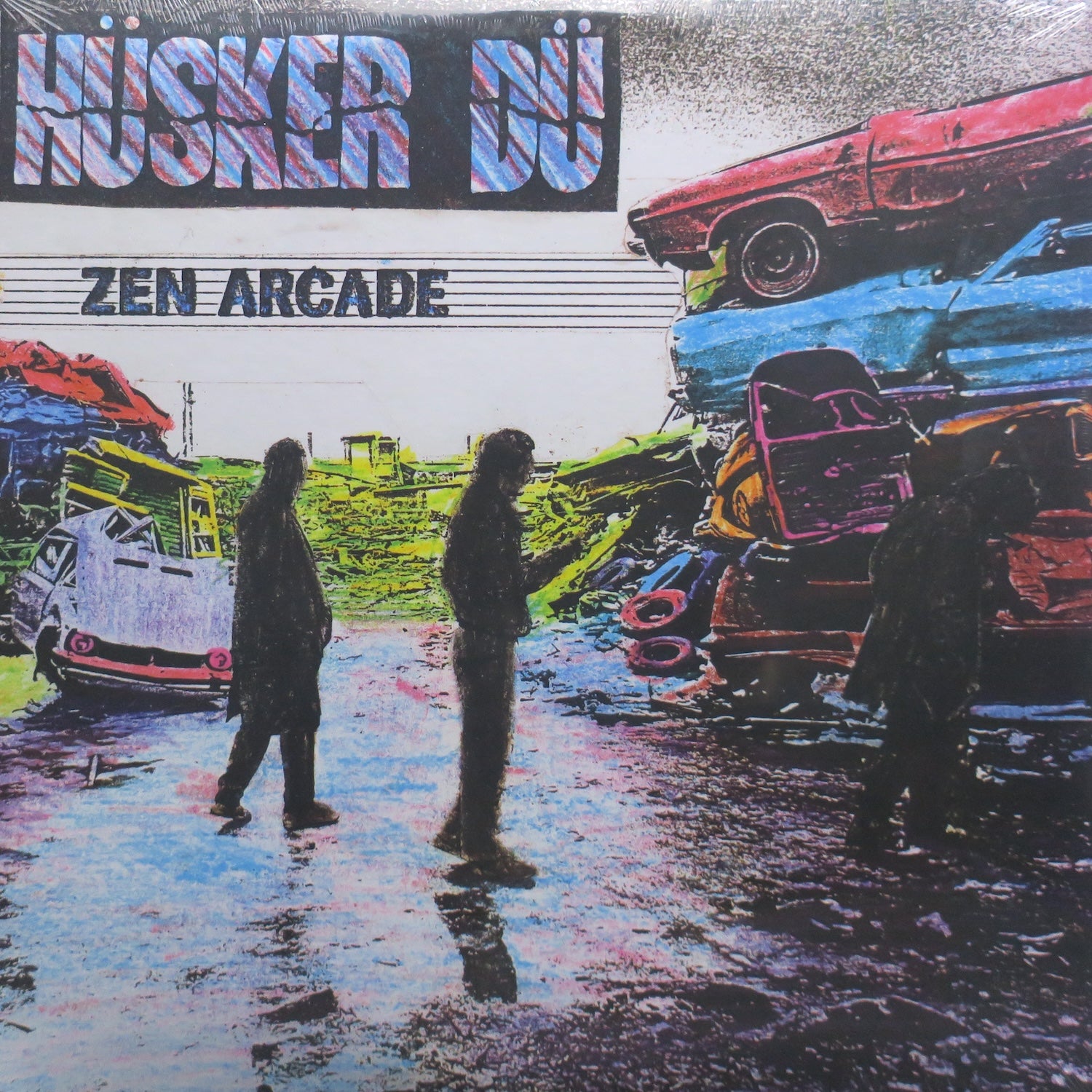 HUSKER DU 'Zen Arcade' Vinyl LP Record - SST Records 1984 Punk Rock Music Album - Perfect for Collectors & Punk Music Lovers - Great for Home Listening & Music Collections