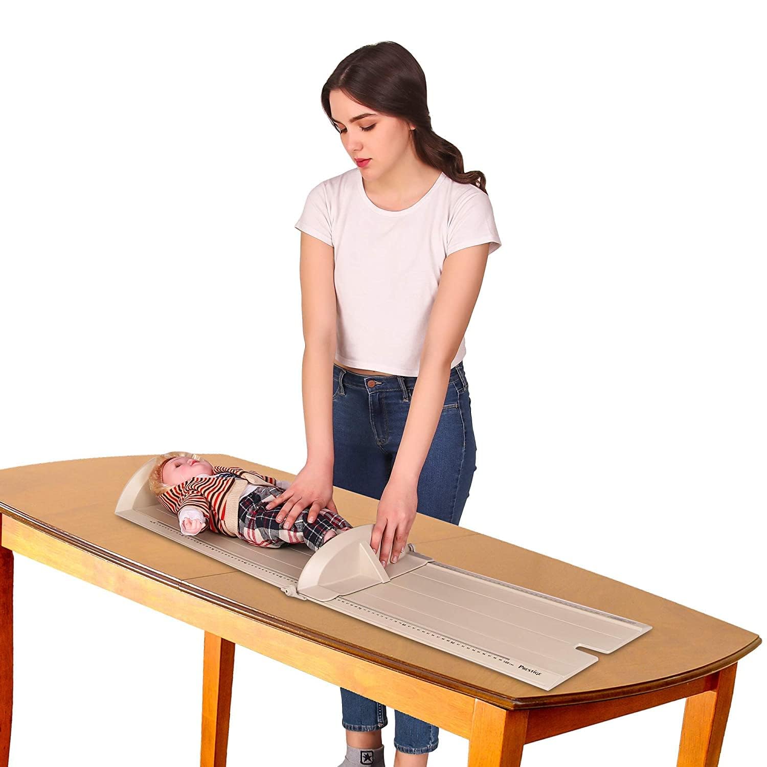 Saini MEDICOS ABS Modular Infantometer - Accurate Baby Height Measuring Scale for Newborns & Toddlers | Perfect for Pediatric Clinics, Hospitals & Home Use