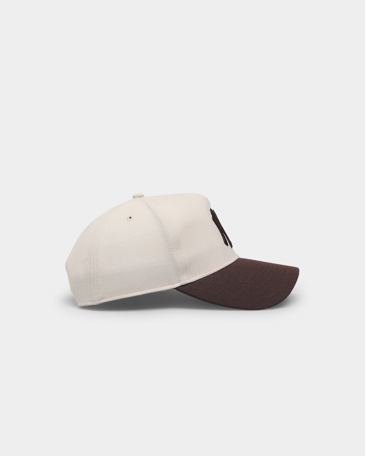 New York Yankees 'Cookies & Cream' MVP DT Snapback Hat - 47 Brand Replica Cap in Natural/Brown for Baseball Fans & Streetwear Fashion
