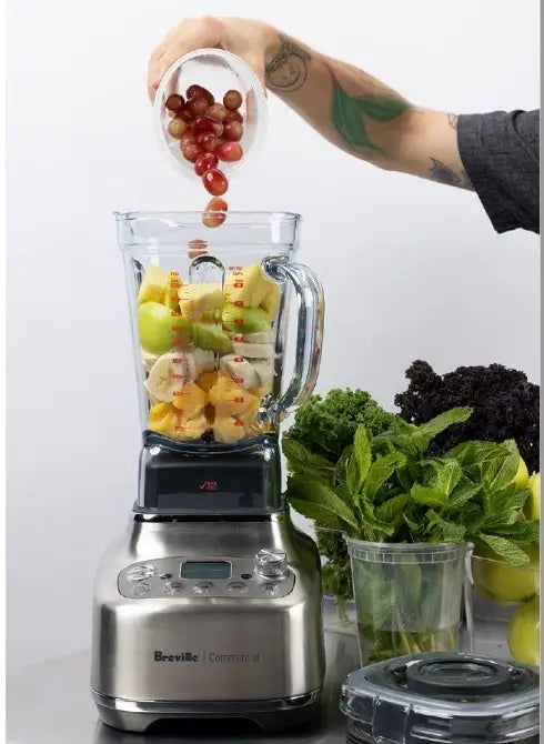 Breville Commercial Super Q Pro Blender - 1800W High-Speed Blender for Smoothies, Juices & Food Prep | Professional Grade Kitchen Appliance for Home & Restaurant Use